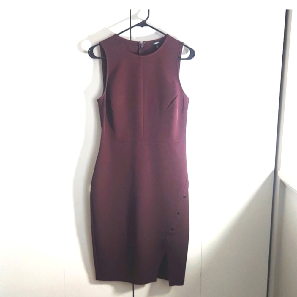 Express Maroon Dress S